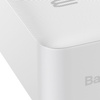 Baseus Bipow powerbank with display 30000mAh 15W white (Overseas Edition) + USB-A - Micro USB cable 0.25m white (PPBD050202)