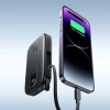 Joyroom JR-PBF18 22,5 W 10000 mAh Powerbank mit integriertem Lightning Kabel + USB-C-Kabel 0,25 cm - Schwarz