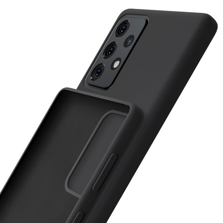 3MK SILICONE CASE SAMSUNG A52 4G/5G A52s 5G BLACK