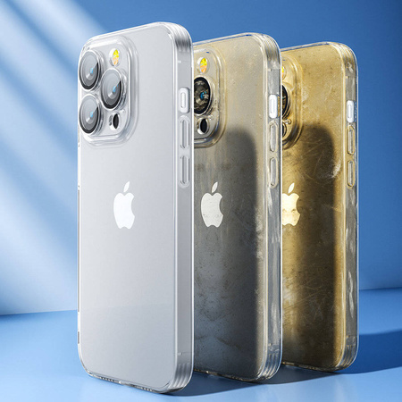 Joyroom 14Q Case etui iPhone 14 Plus obudowa pokrowiec z osłoną na aparat przezroczysty (JR-14Q3 transparent)