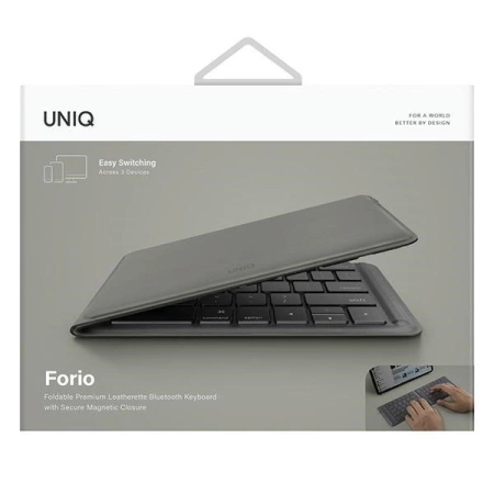 Uniq Forio faltbare Bluetooth-Tastatur Grün/Flechtengrün