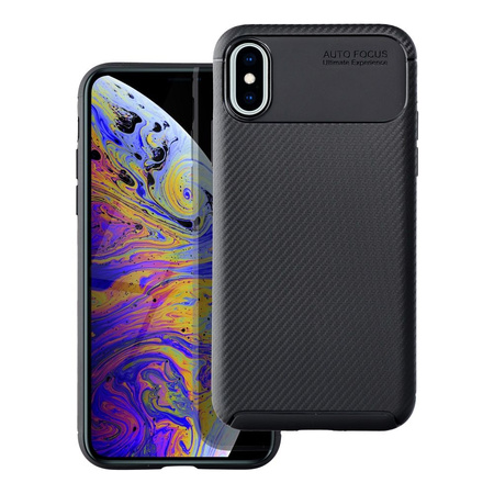 Futerał CARBON PREMIUM do IPHONE X / XS czarny