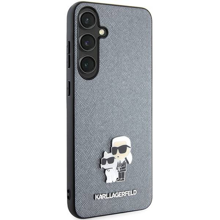 KARL LAGERFELD SAM S24 SAFFIANO KC PIN KLHCS24SPSAKCMPG GREY