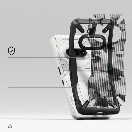 RINGKE FUSION X NOTHING PHONE 3A CAMO BLACK