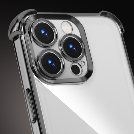 Nakładka Anti Shock Chrome do iPhone 15 6,1" czarna