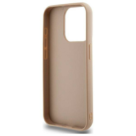 Original Case IPHONE 15 PRO DKNY Quilted Stack Logo (DKHCP15LPQDSLE) beige