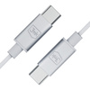 USB-C 3mk Kabelgebundene Kopfhörer – weiß