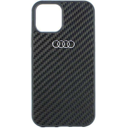 Audi Carbon Fiber iPhone 11 / Xr 6,1" schwarz/schwarzes Hardcase AU-TPUPCIP11-R8/D2-BK