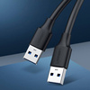 Ugreen kabel przewód USB 2.0 (męski) - USB 2.0 (męski) 1,5 m czarny (US128 10310)