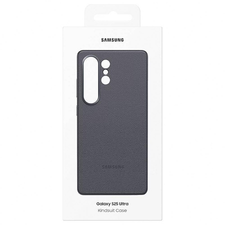 Etui z ekoskóry Samsung KindSuit Case EF-VS938PBEGWW do Samsung Galaxy S25 Ultra - czarne