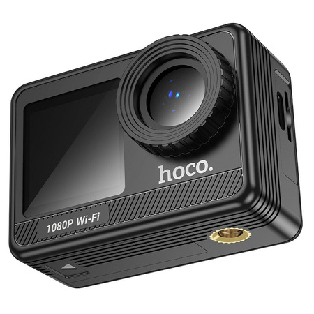 HOCO kamera sportowa z dwoma wyświetlaczami DV103 czarna