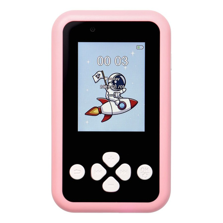Telefon do gier dla dzieci z ekranem IPS 2,4" z przyciskami KDC-0027A różowy