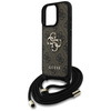 Original Case IPHONE 16 PRO Guess 4G Big Logo Cord Stap Crossbody brown