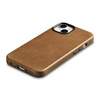 iCarer Case Leather genuine leather case for iPhone 14 braun (WMI14220701-TN) (MagSafe compatible)