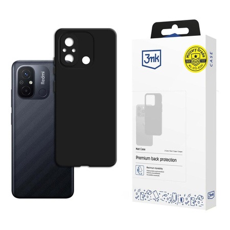 Xiaomi Redmi 12C - 3mk Matt Case black