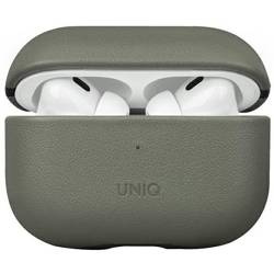 UNIQ etui Terra AirPods Pro 2 gen. Genuine Leather zielony/lichen green