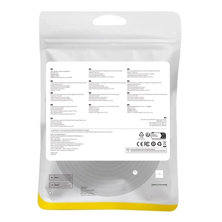 Baseus schnelles RJ45-Kat.-Netzwerkkabel. 8 40 Gbit/s 20 m geflochten schwarz