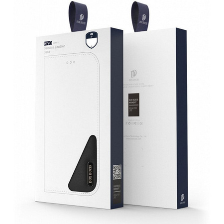 Dux Ducis Hivo iPhone 15 Plus RFID-blockierende Brieftaschenhülle – Schwarz