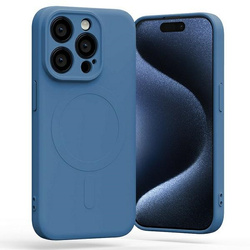 Mercury MagSafe Semi-Silicone iPhone 15Pro 6,1" niebieski /blue