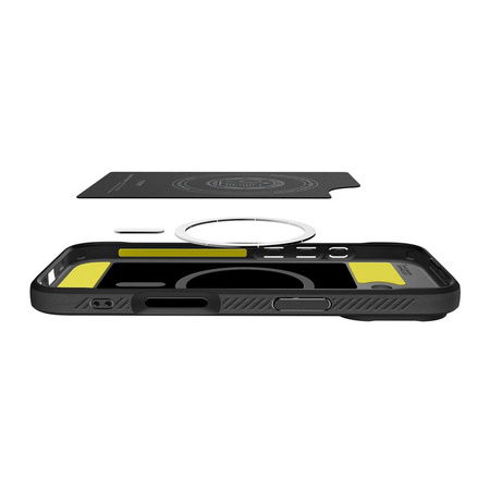SPIGEN futerał RUGGED ARMOR MAG kompatybilny z MagSafe do IPHONE 17 matte black