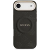 Guess Peony Hot Stamp MagSafe Case for iPhone Air - Black