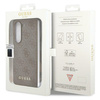 Original Handyhülle SAMSUNG GALAXY Z FOLD 5 Guess Hardcase 4G Charms Collection (GUHCZFD5GF4GBR) braun