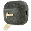Guess GUAP2GLGSHA AirPods Pro 2 cover green/kaki Glitter Flake 4G Charm