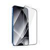 Szkło hartowane z metalową ramką do iPhone 13 Pro Max 6,7'' / 14 6,7&quot; Plus czarna ramka