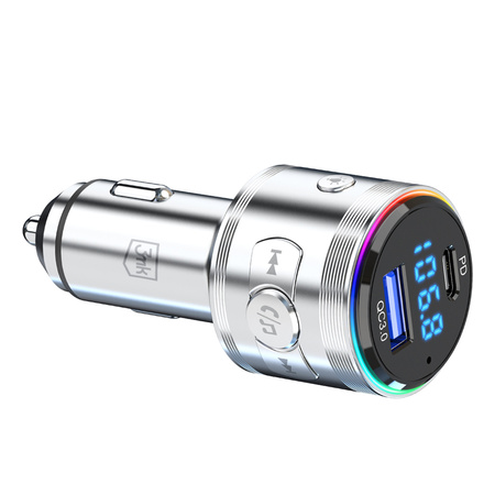 Accessories - 3mk Hyper Car Power Transmitter 48W QC PD PPS USB 1C1A Silver