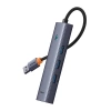 Baseus UltraJoy 4in1 USB-A Hub 3 x USB-A 3.0 + RJ45 - Grau