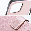 Kabura MEZZO Book do IPHONE 17 Air mandala złoty róż