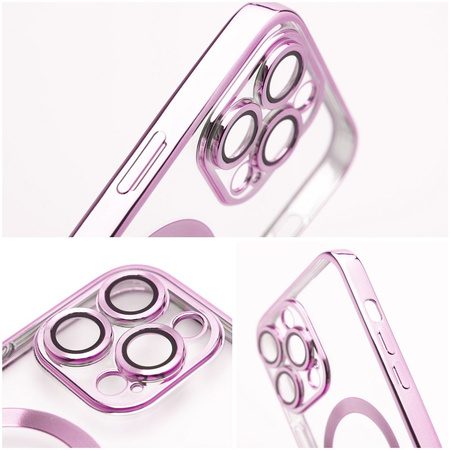 Futerał Electro Mag Cover kompatybilny z MagSafe do IPHONE 11 PRO złoty róż