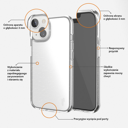 Ugly Rubber nakładka Vogue do iPhone 6G / 7G / 8G / SE 2 / SE 3 transparentna
