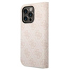 Guess 4G Metal Camera Outline Booktype Case - Etui iPhone 14 Pro Max (rózowy)