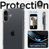 Spigen Ultra Hybrid iPhone 16 crystal clear ACS08197