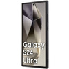 Etui Guess Grip Stand 4G Triangle Strass na Samsung Galaxy S24 Ultra - brązowe