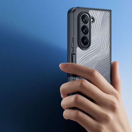 Armored case for Samsung Galaxy Z Fold 5 Dux Ducis Aimo Mag - black
