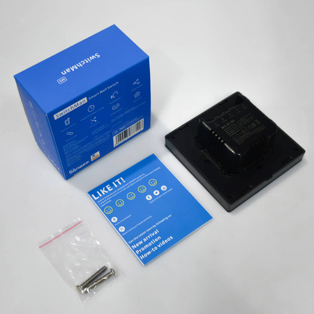 Sonoff Smart 3-Kanal-WLAN-Wandschalter Schwarz (M5-3C-86)