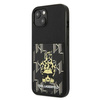 Schutzhülle IPHONE 13 Karl Lagerfeld Hardcase Karlimals Cardslot (KLHCP13MCANCNK) schwarz