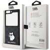 Oryginalne Etui KARL LAGERFELD Hardcase KLHCZF5SAPCHNPK do Samsung Z Flip 5 (Saffiano Mono Choupette PIN / czarny)