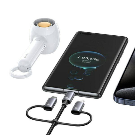 USAMS Kabel 240W 6w1 Fast charging 2m Data Cable Aluminium Alloy Sufeng Seria 2M (SJ738)