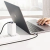 Ugreen angle cable USB Type C - USB Type C Power Delivery 60 W 20 V 3 A 1 m black-gray cable (US255 50123)
