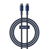 Kabel 100W 5A 1m USB-C - USB-C Baseus Tungsten Glod niebieski