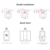 Sonoff inteligentny 2-kanałowy przełącznik ścienny Wi-Fi czarny (M5-2C-86)