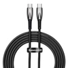 BASEUS kabel Typ C do Typ C Power delivery 100W Glimmer Series CADH000801 2m czarny