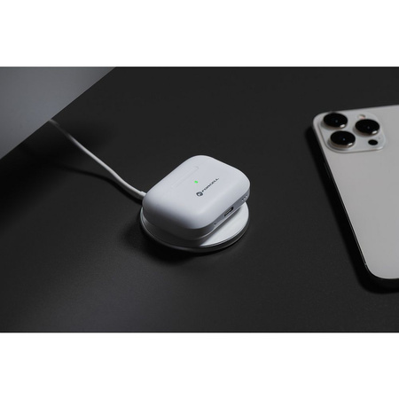 FORCELL F-AUDIO słuchawki bezprzewodowe / bluetooth stereo TWS Master PRO białe