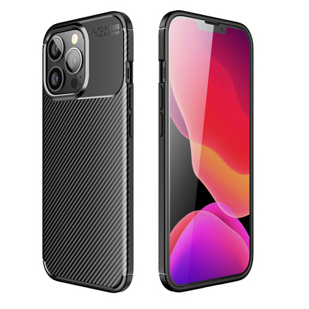 Futerał CARBON PREMIUM do IPHONE 14 Pro Max czarny