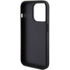 Etui Guess Grip Stand 4G Triangle Strass na iPhone 15 Pro Max - czarne