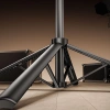 Selfie Stick WH181D-Y1S Teleskopstativ 1,75 m aus Aluminiumlegierung mit Dual-Licht und Telefonhalter – Schwarz