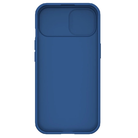 Pancerne etui Nillkin CamShield Pro Magnetic Case do iPhone 15 Plus z osłoną na aparat - niebieskie